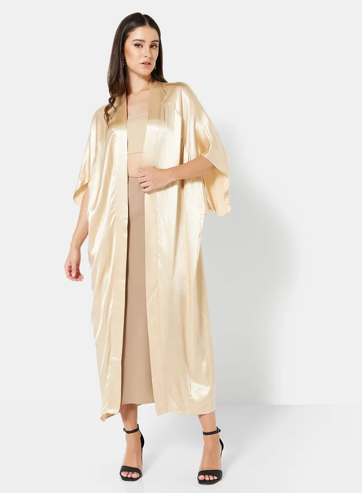 Oversized Satin Kaftan