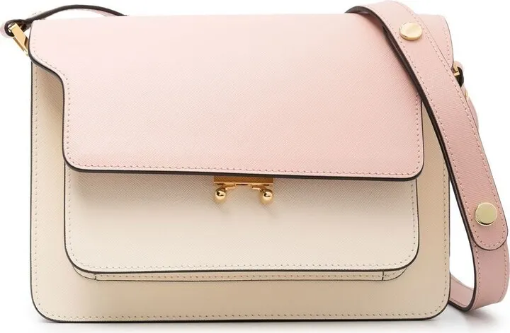 Trunk colour-block tote bag
