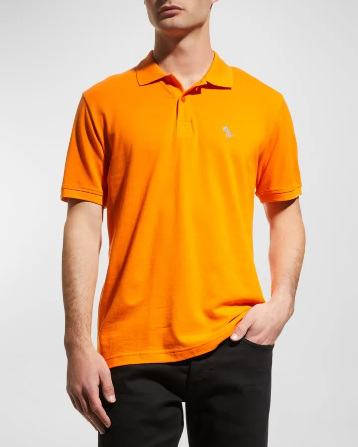 Men's Dino Knit Pima Cotton Polo Shirt