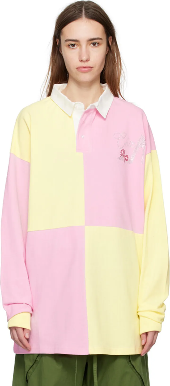 Abra Pink & Yellow Lord Polo