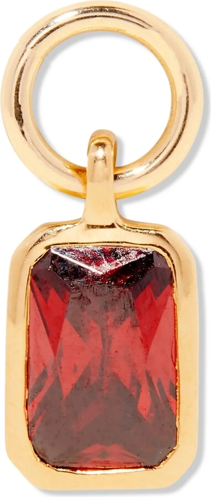brook & york Cubic Zirconia 14K Gold-Plated Mackenzie Birthstone Charm