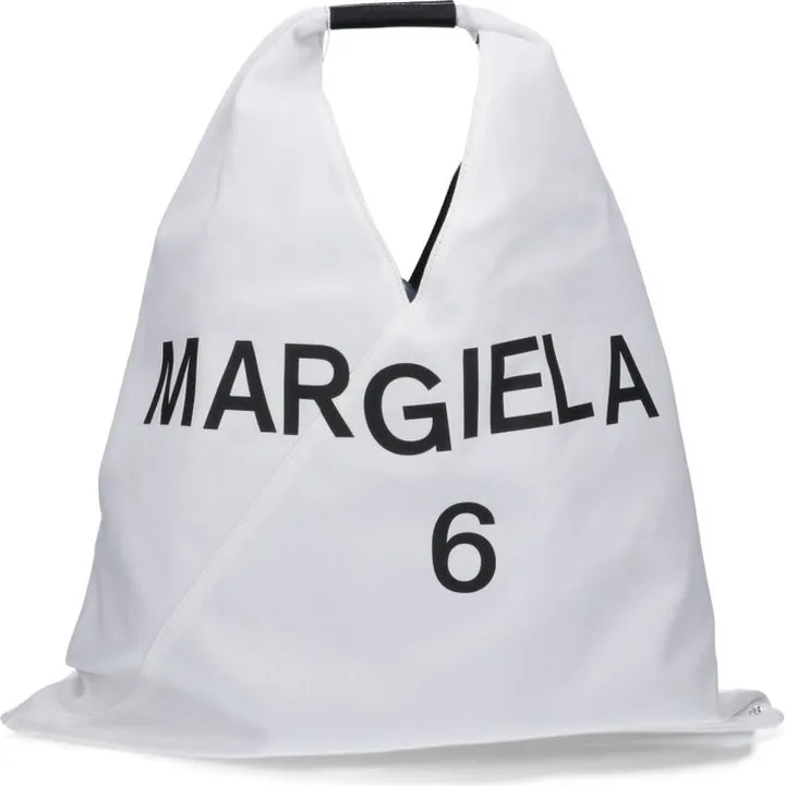MM6 Maison Margiela Logo Printed Tote Bag