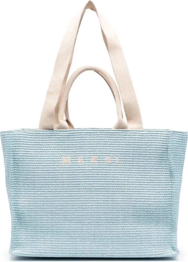 Embroidered-Logo Tote Bag
