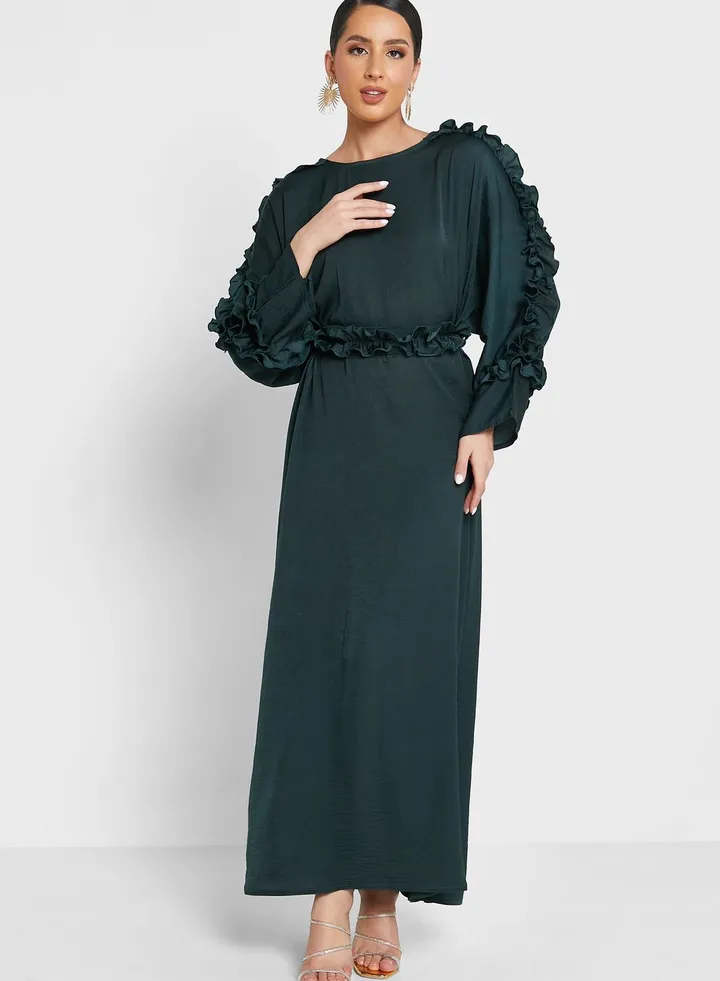 Ruched Detail Kaftan