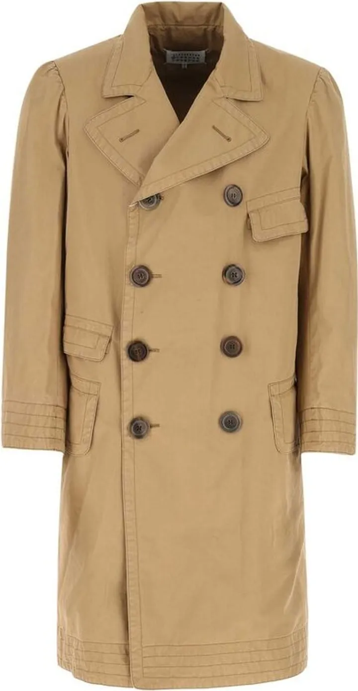 Maison Margiela Double-Breasted Trench Coat