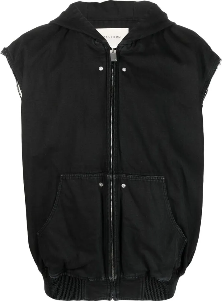 Zip-Up Hooded Vest
