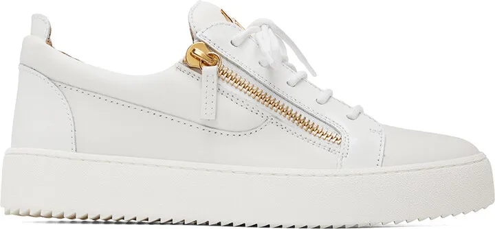 Giuseppe Zanotti White Frankie Sneakers