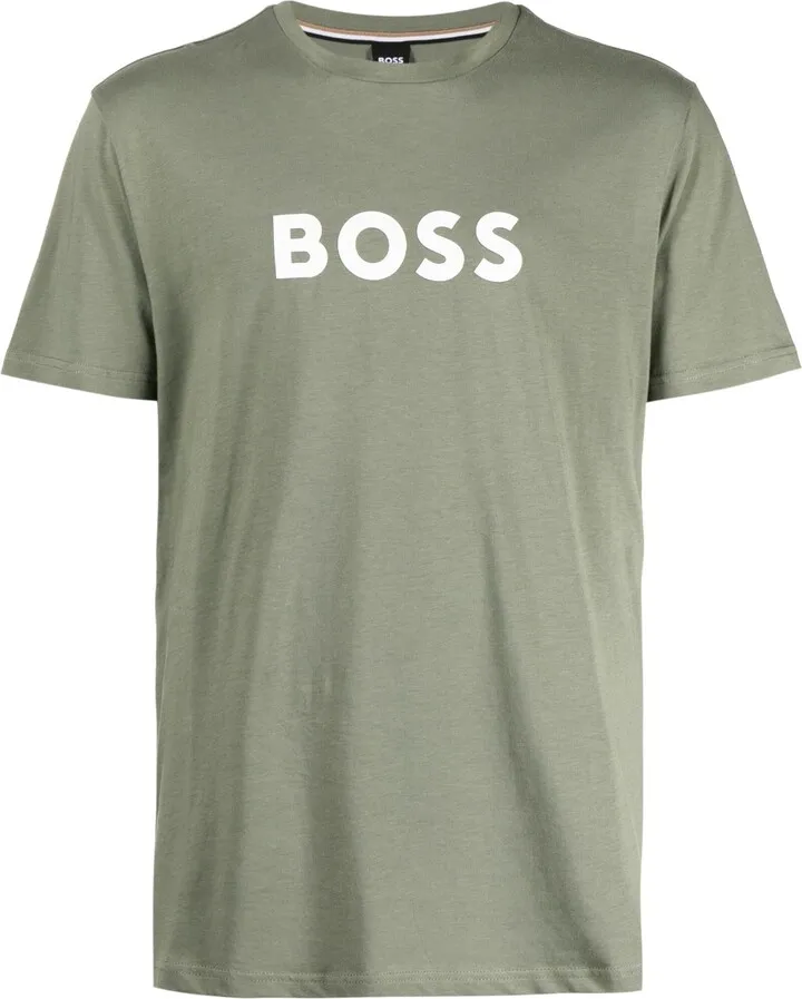 logo-print cotton T-shirt