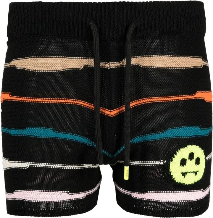 Striped Knitted Shorts