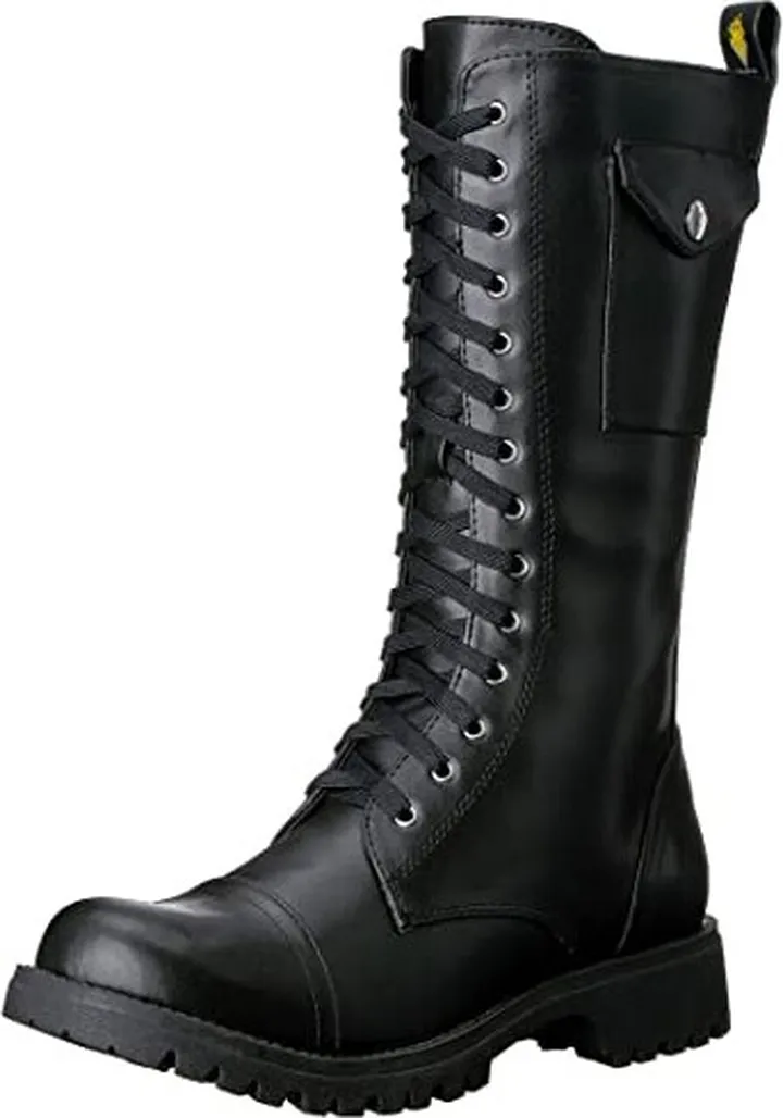 Volatile Women's Stash Combat Boot - Great for Lara Croft Costume - Black