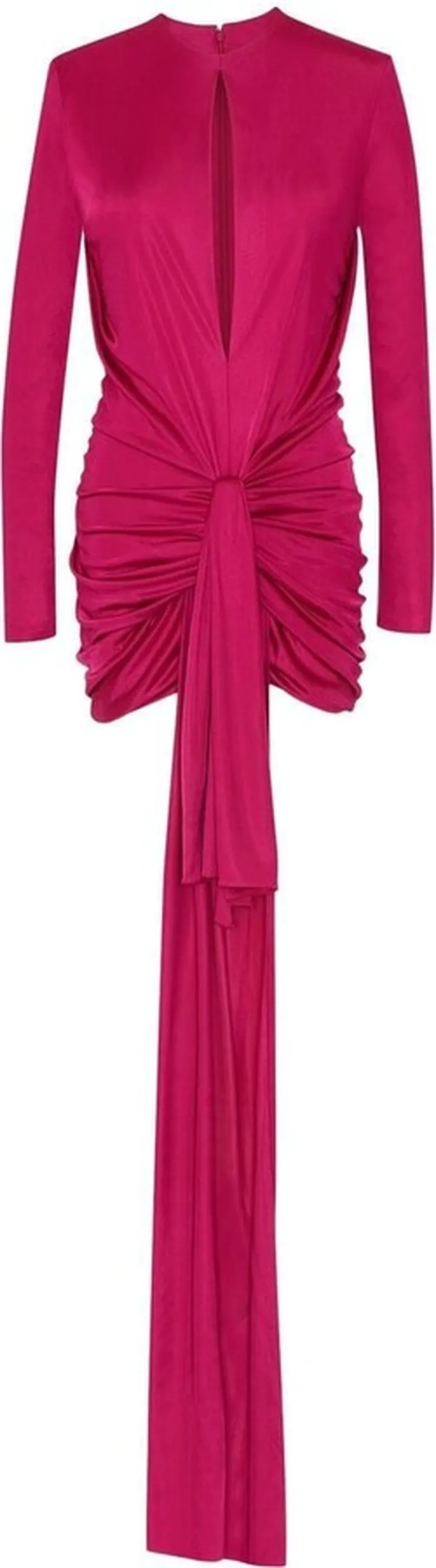 Tied-Front Mini Dress