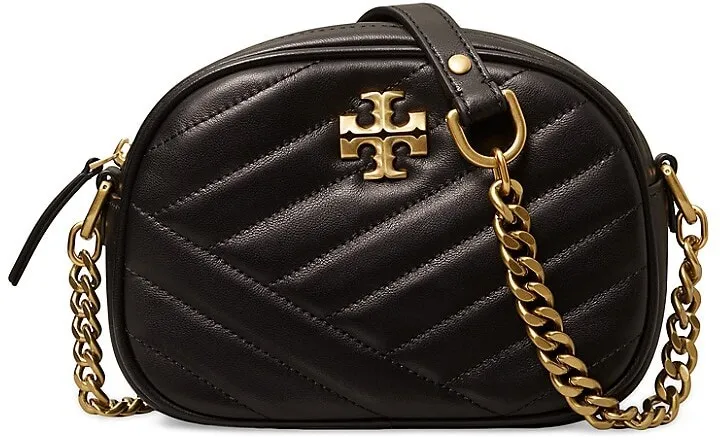 Kira Chevron Leather Camera Bag