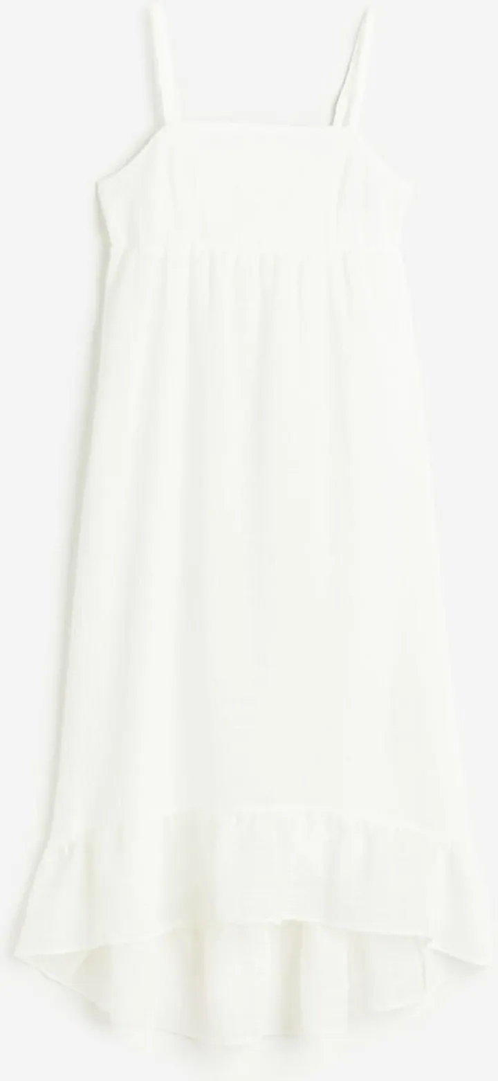 Tie-detail Crêped Dress