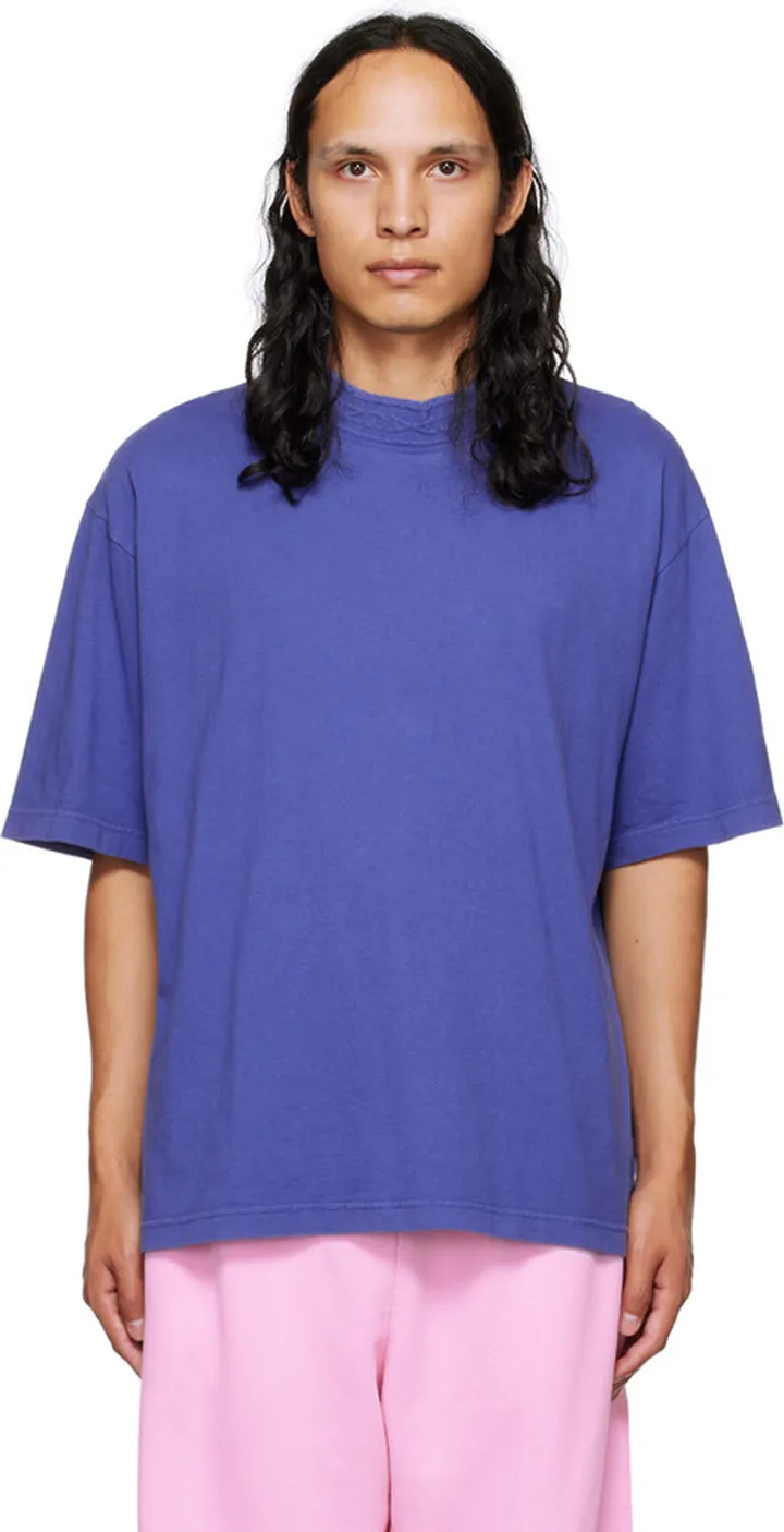 Acne Studios Blue Embossed T-Shirt