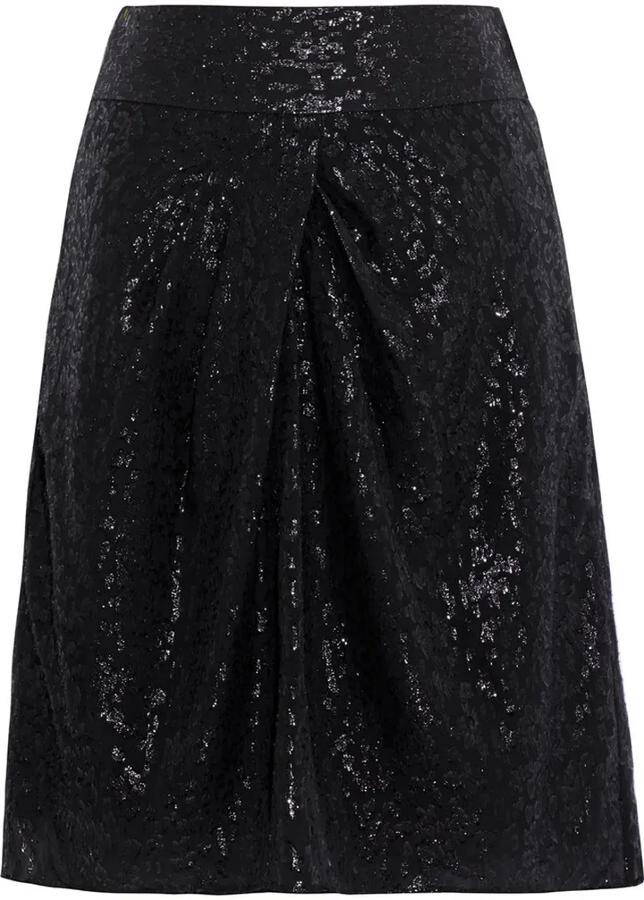 Jeyna gathered fil coupé silk-blend chiffon mini skirt
