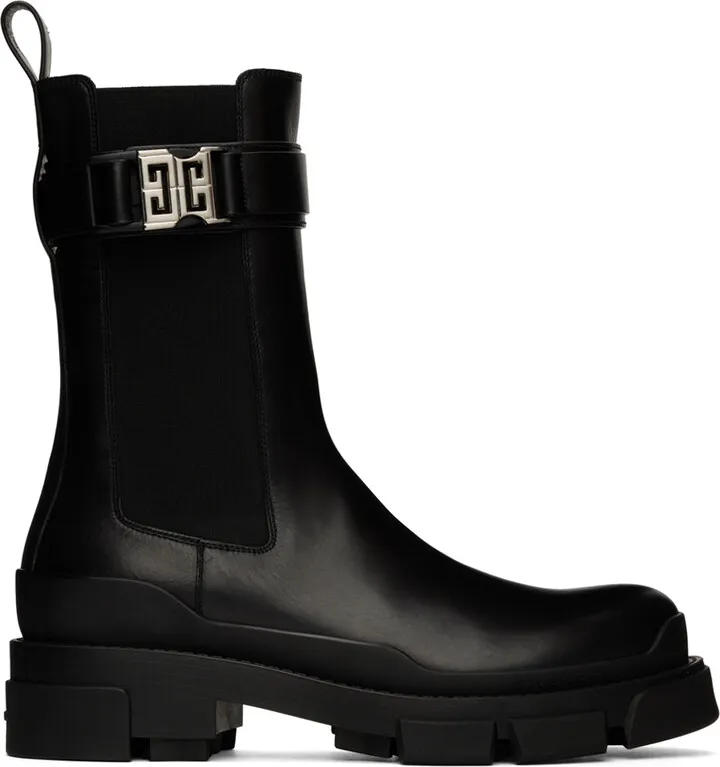 Givenchy Black Terra Chelsea Boots