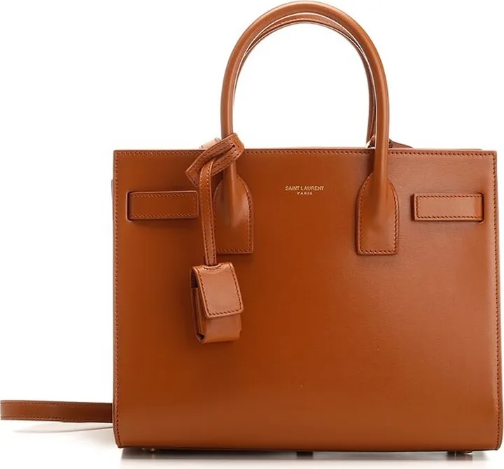 Saint Laurent Sac De Jour Logo Detailed Tote Bag
