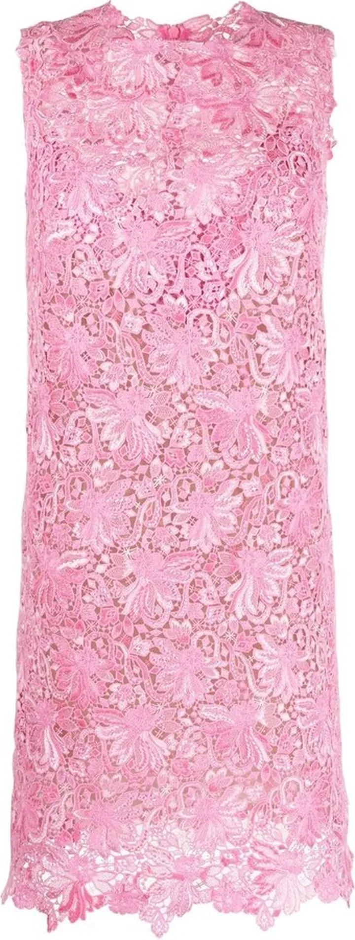 Embroidered Shift Dress