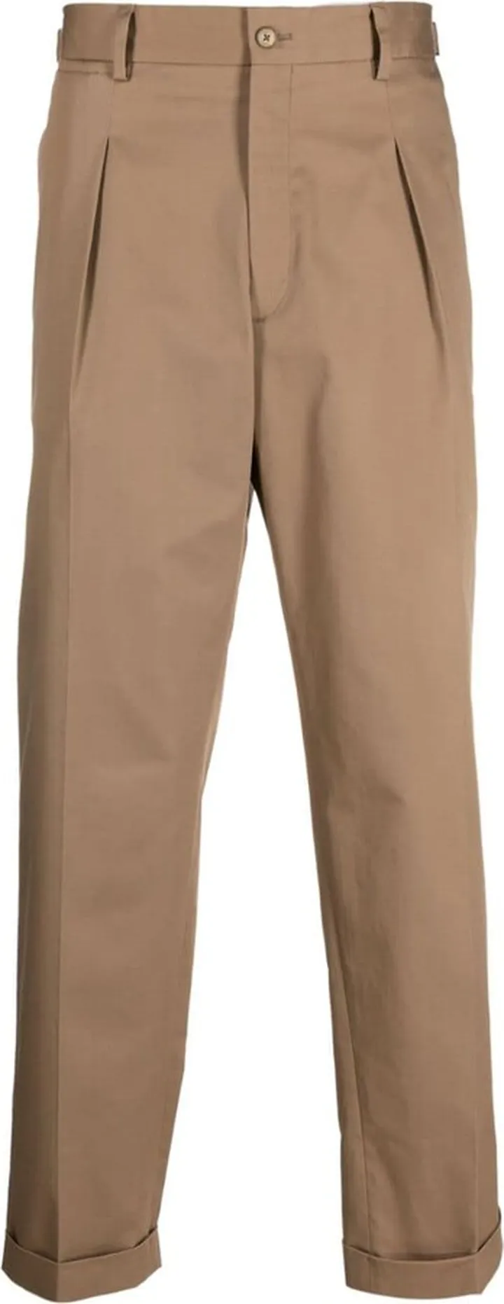 Straight-Leg Tailored Trousers