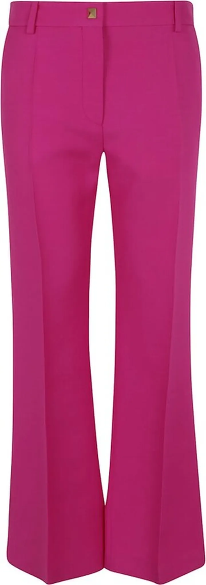 Valentino Straight Leg Tailored Crepe Pants