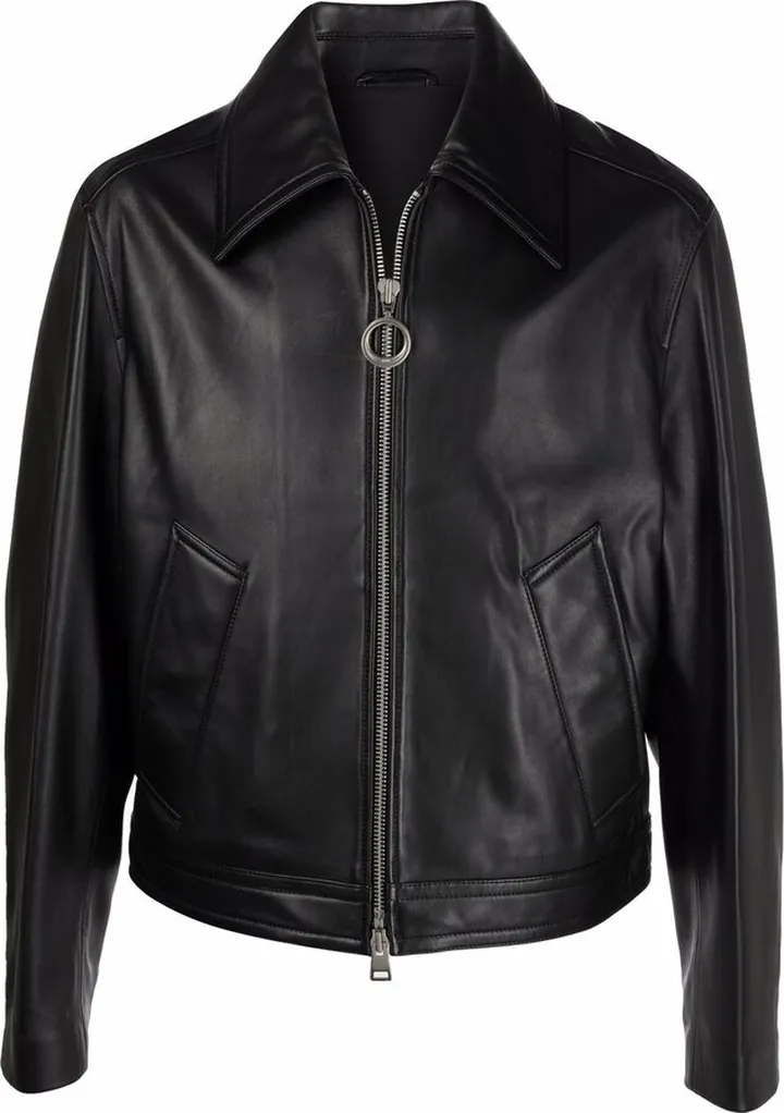 Zipped Lambskin Jacket