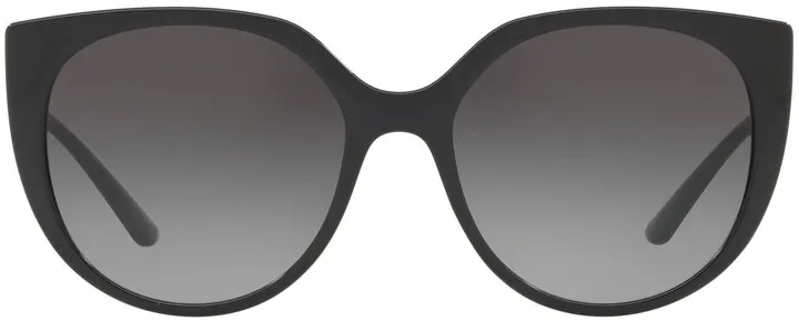 54mm Mirrored Cat Eye Sunglasses