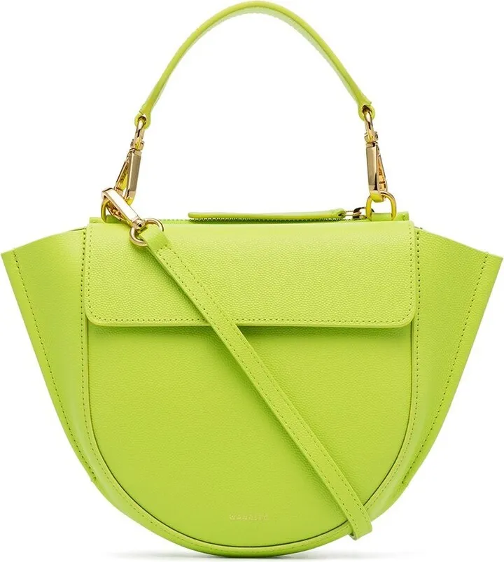 Green Mini Hortensia leather bag