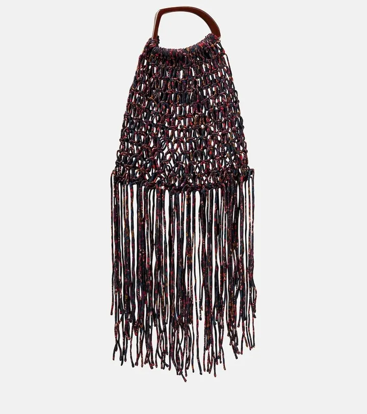 Macrame tote bag