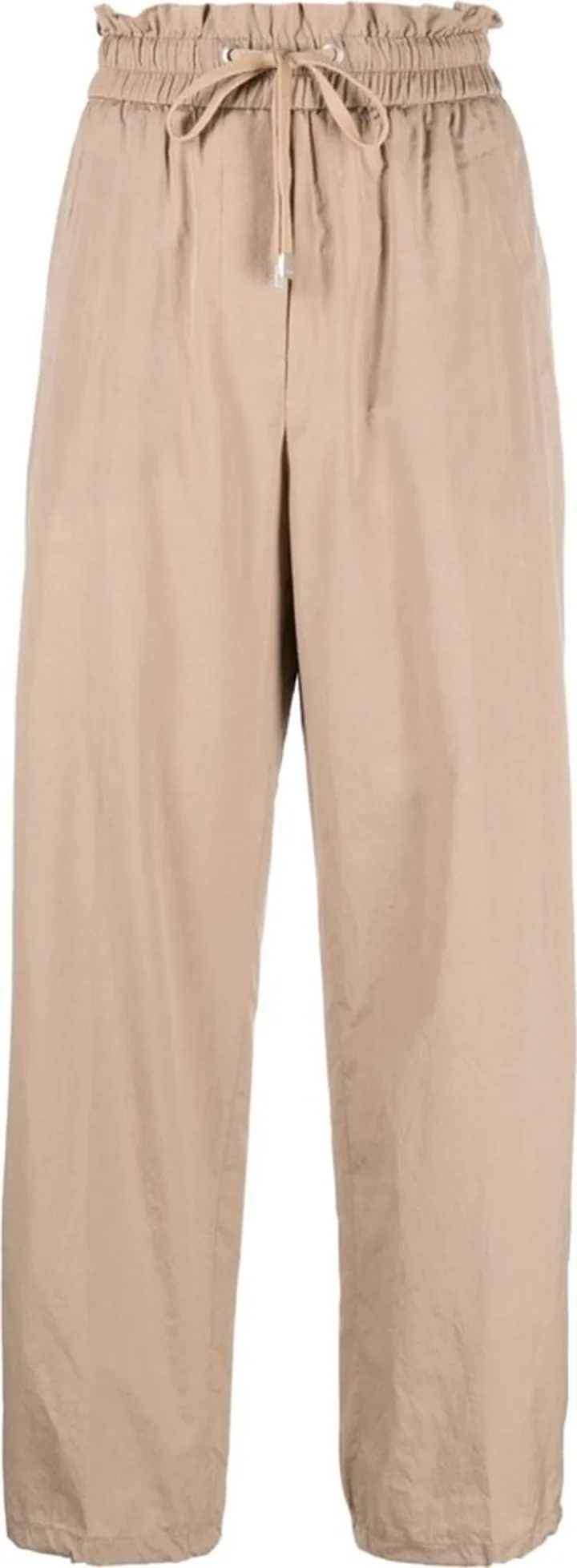 Cropped Wide-Leg Trousers