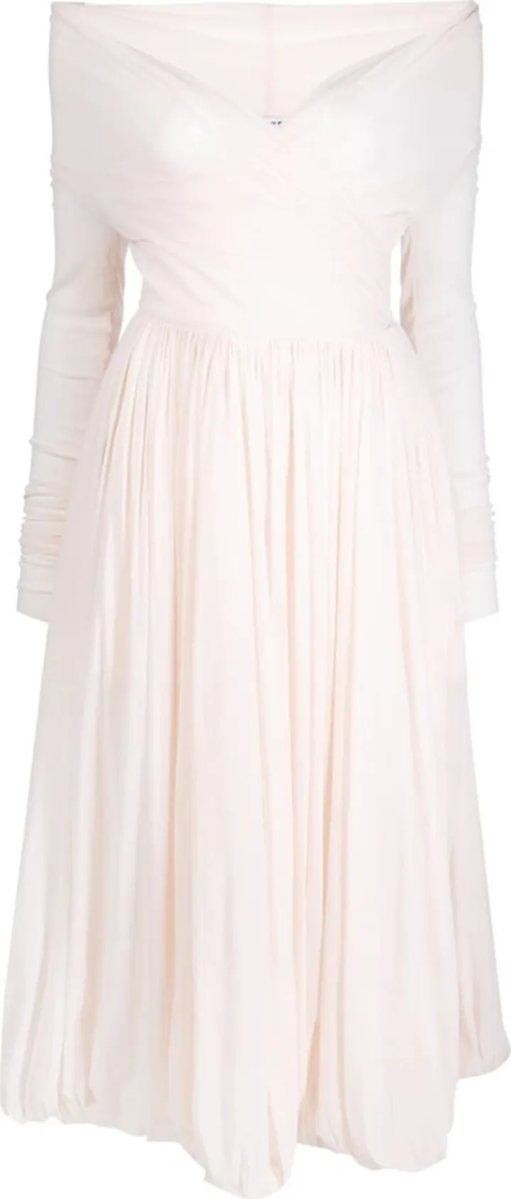 Draped Midi Dress