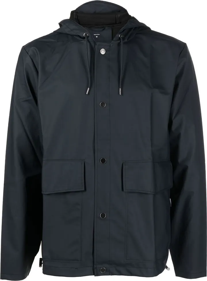 Hooded Pouch-Pocket Raincoat