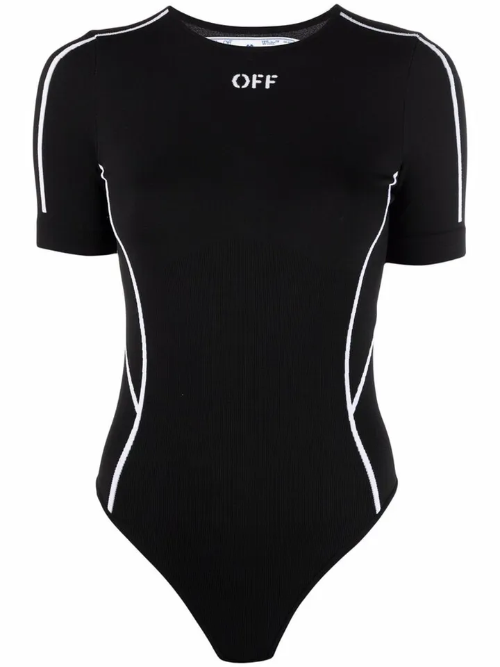 OFF-stamp seamless bodysuit