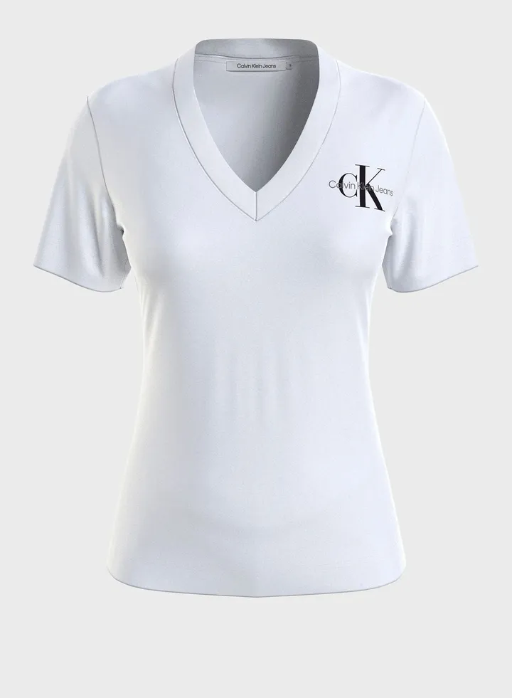 V-Neck Logo T-Shirt