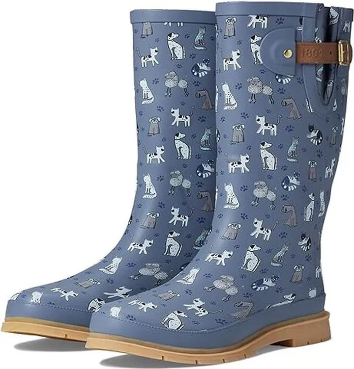 Western Chief Printed Tall Rain Boot (Furry Friends) Women's Rain Boots