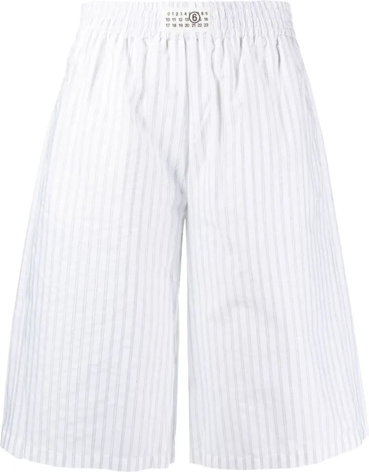 Knee-Length Cotton Shorts