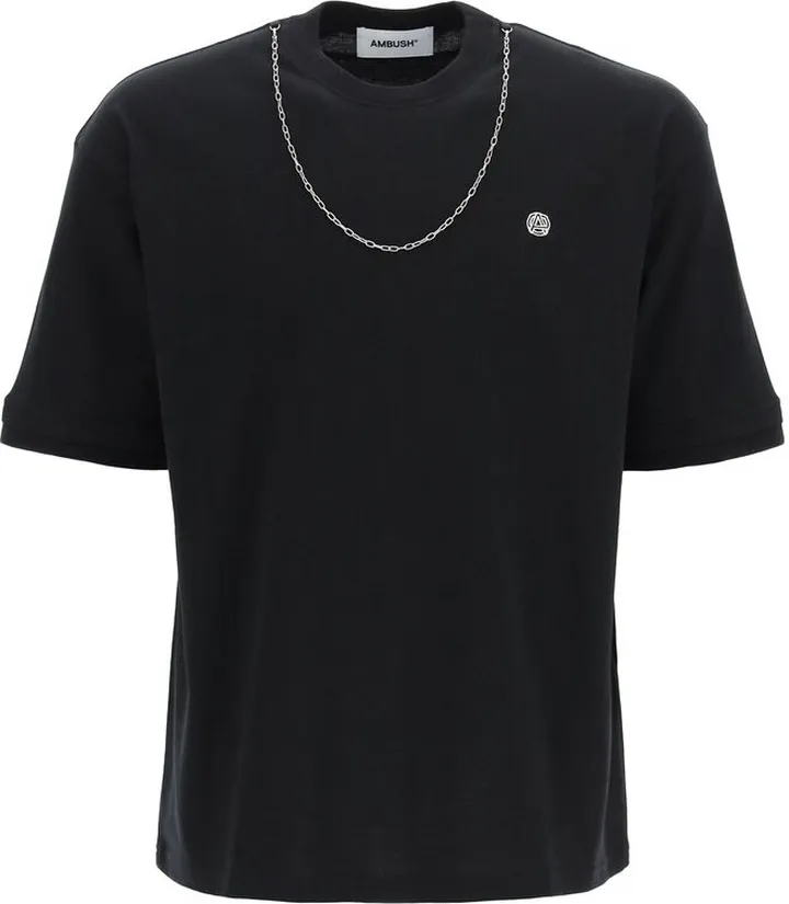 Ambush Chain Collar Detail Crewneck T-Shirt