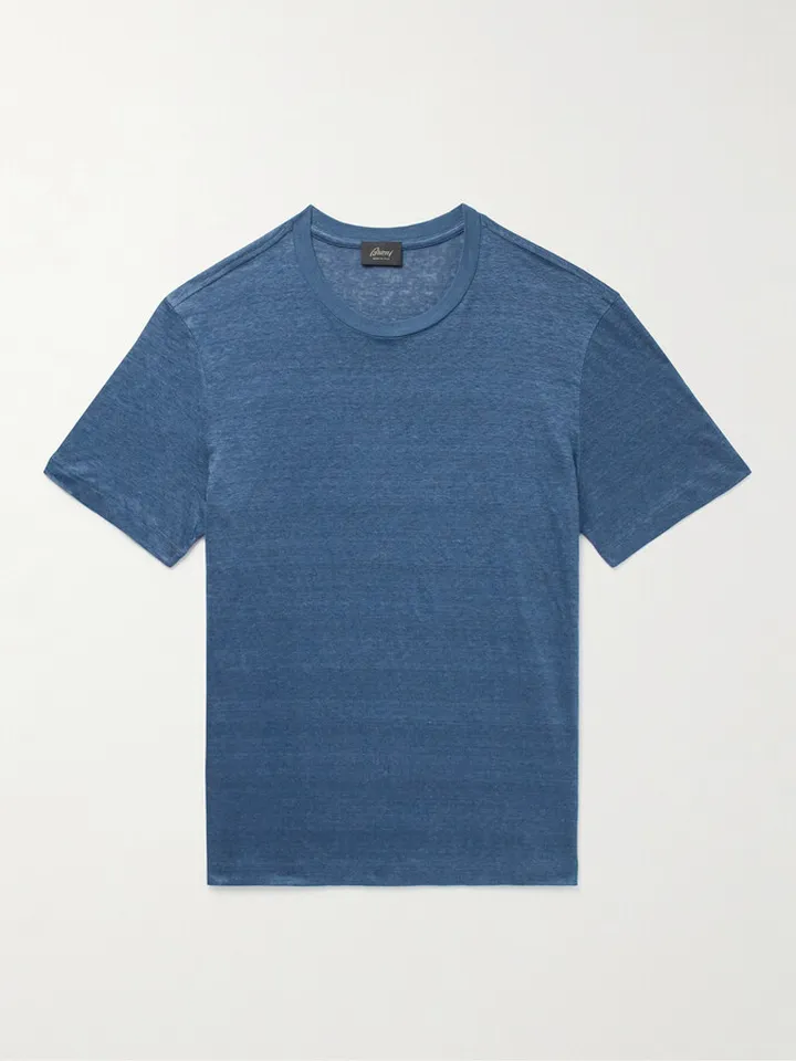 Linen-Jersey T-Shirt
