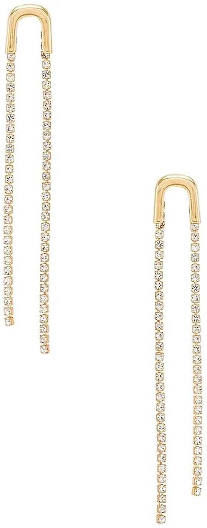 Double Crystal Drop Earring
