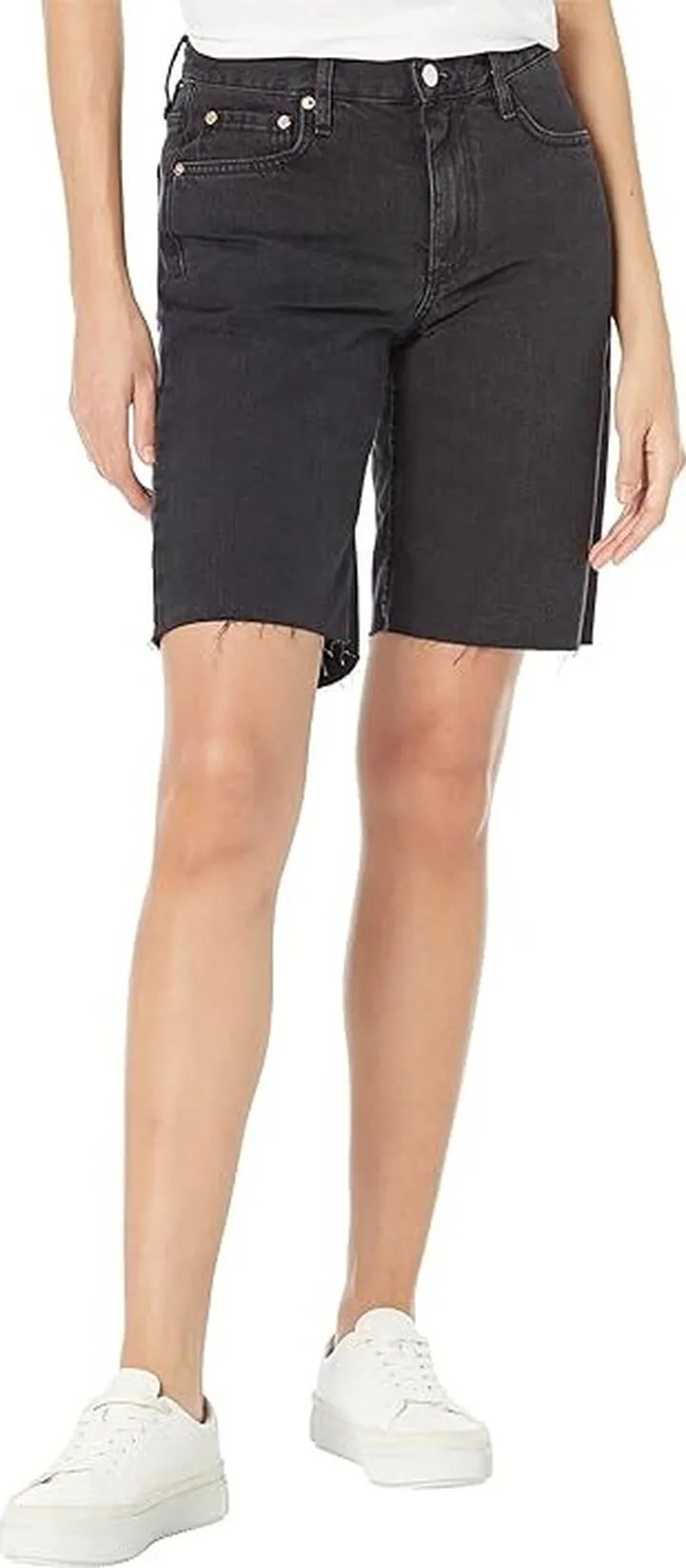 MANGO Anais Bermuda Shorts (Open Grey) Women's Shorts