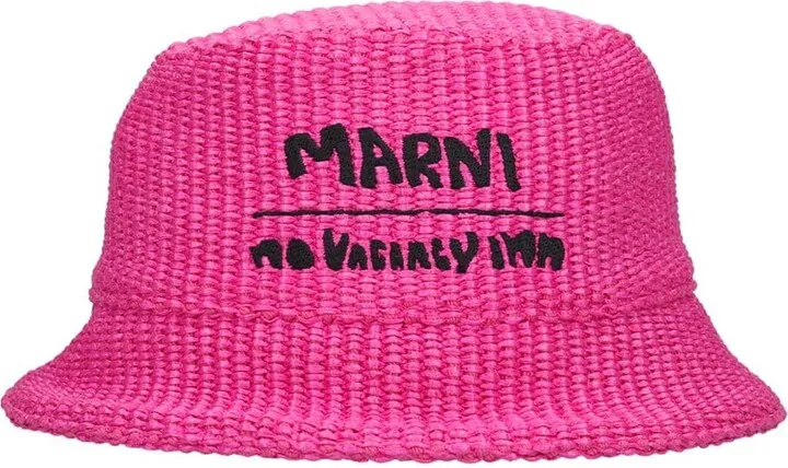 Marni logo bucket hat
