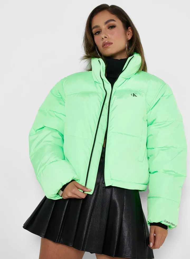 Logo Puffer Jacket