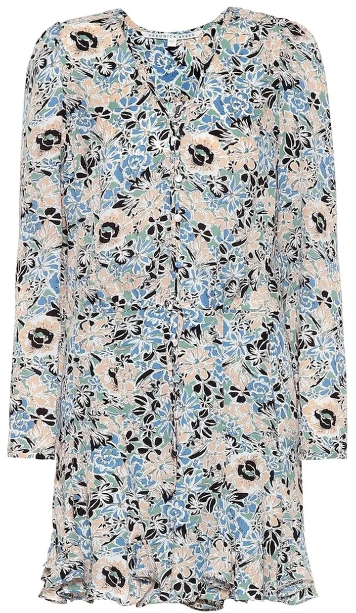 Riggins floral silk dress