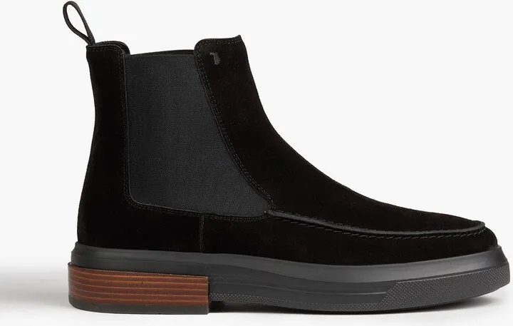 Suede Chelsea boots