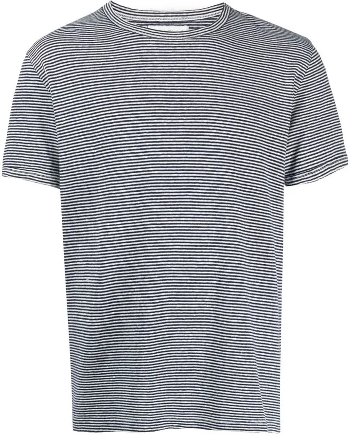 horizontal stripe pattern T-shirt