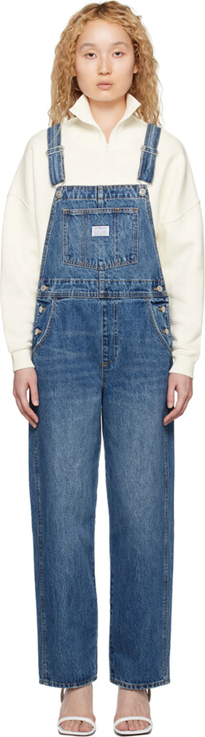 Levi's Blue Vintage Denim Overalls
