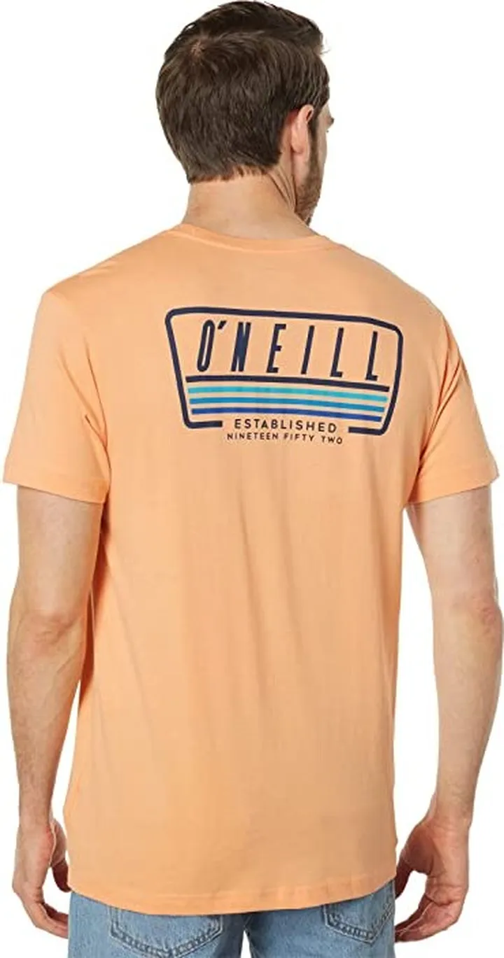 O'Neill Headquarters Short Sleeve Tee (Cantaloupe) Men's Clothing