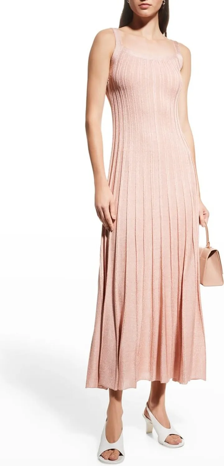 Shimmer Knit Maxi Dress
