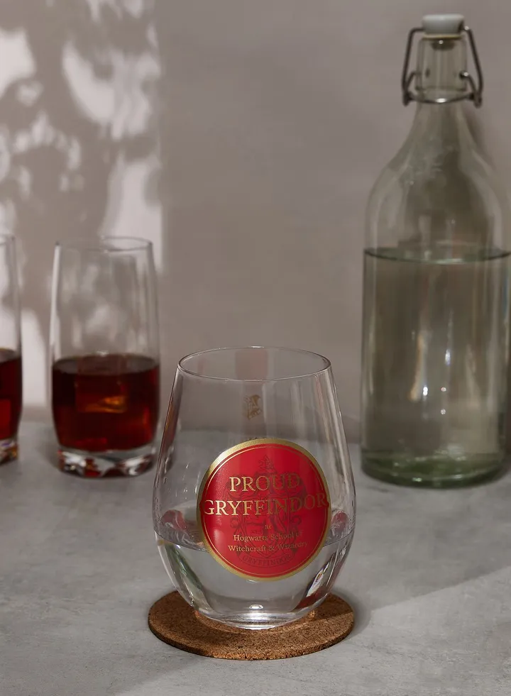 Harry Potter Proud Gryffindor Glass Tumbler Boxed 325Ml