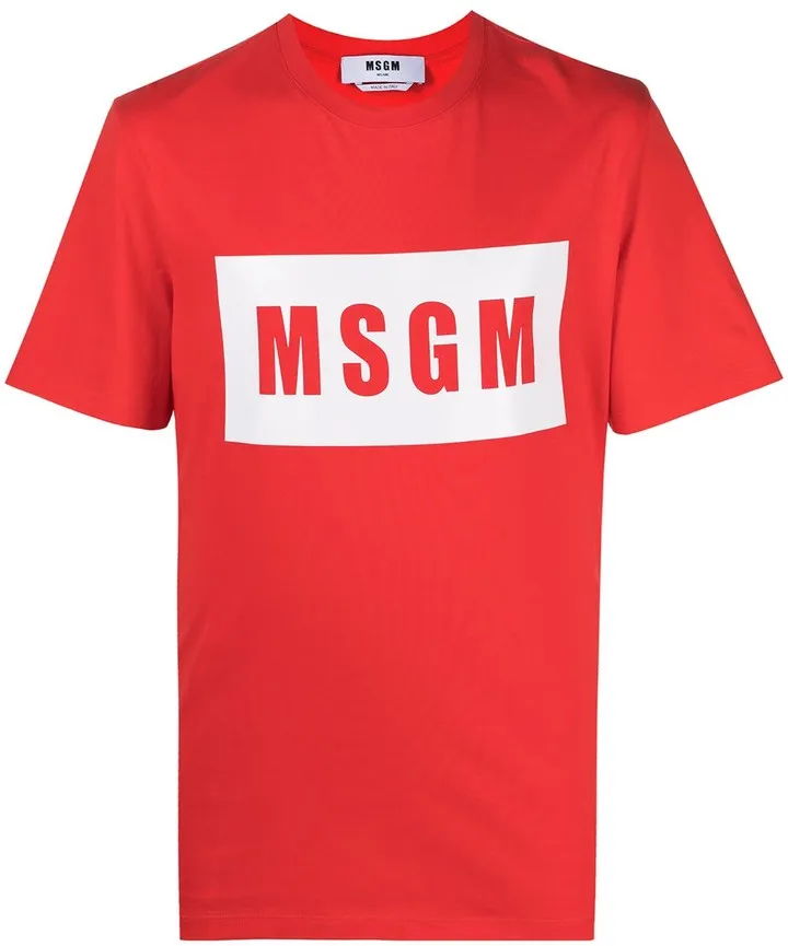 logo print T-shirt