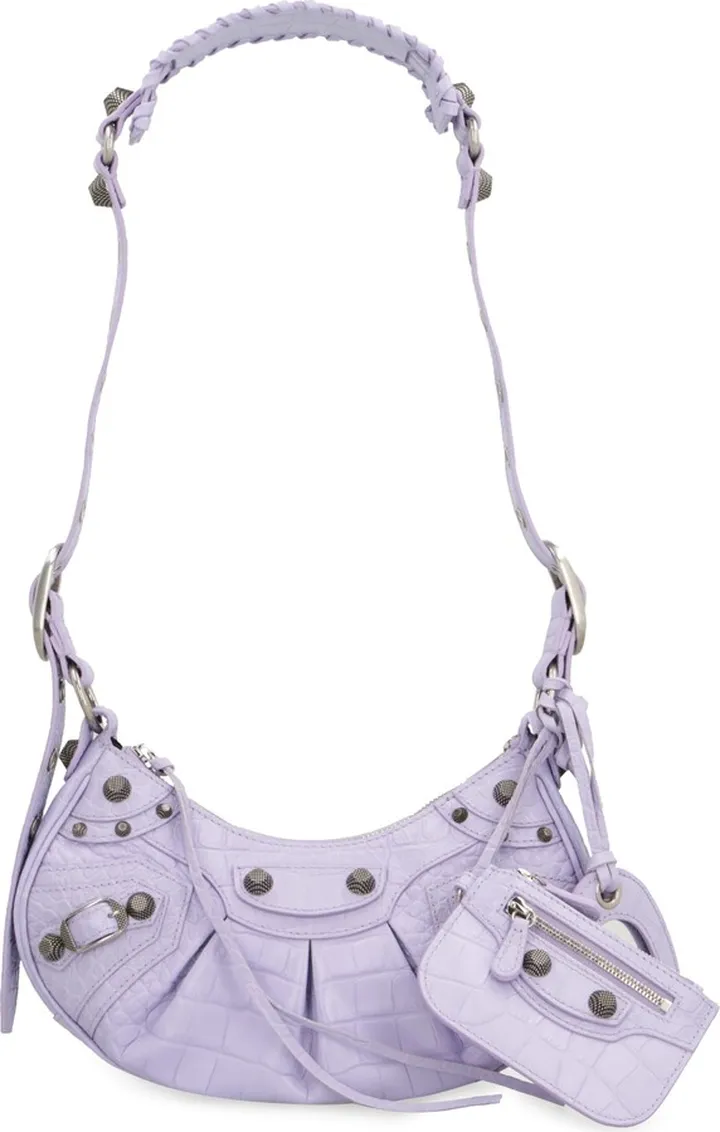 Le Cagole Xs Leather Crossbody Bag